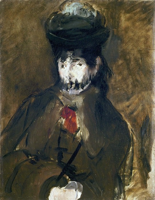 Veiled Young Woman, Édouard Manet