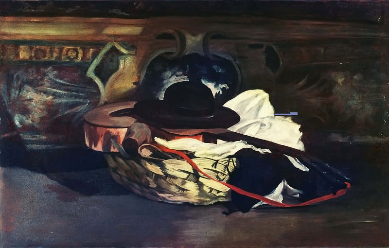 Hat and Guitar, Édouard Manet