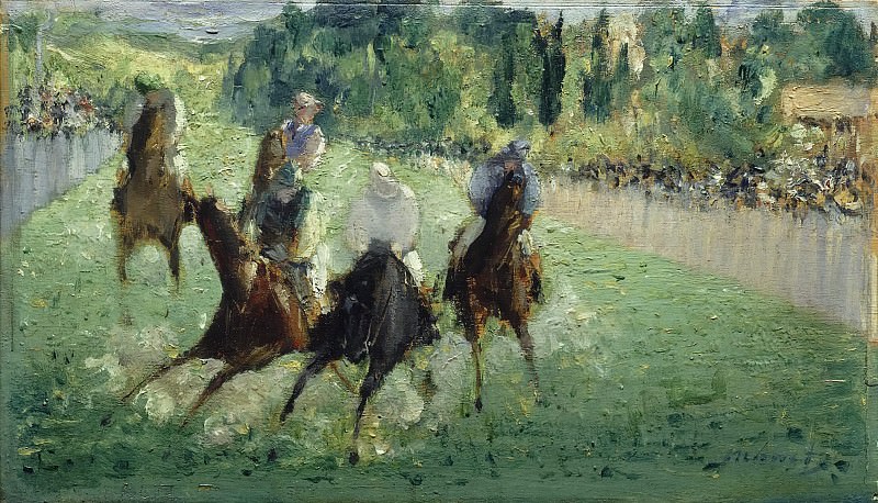 At the Races, Édouard Manet