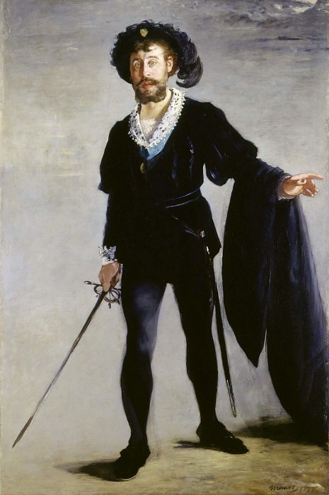 Portrait of Jean-Baptiste Faure in the role of Hamlet