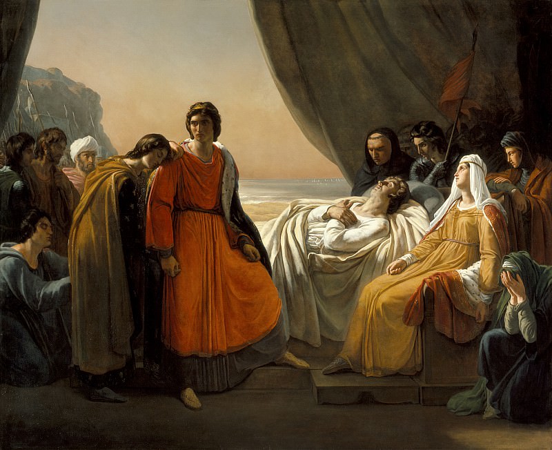 Ary Scheffer – The Death of Saint Louis, Los Angeles County Museum of Art (LACMA)