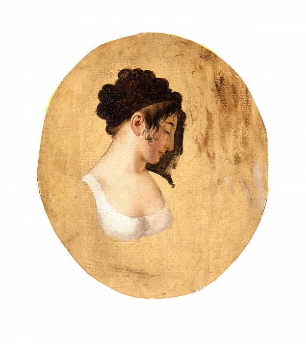 Louis-Leopold Boilly – Profile of a Young Woman′s Head, Los Angeles County Museum of Art (LACMA)