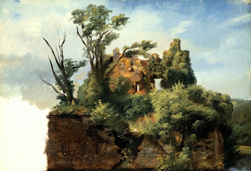 Пьер-Анри де Валансьенн – Пейзаж с руинами, Окружной художественный музей (LACMA) ~ Лос-Анджелес