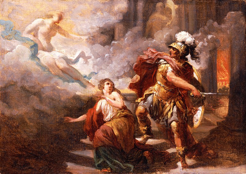 Jacques Sablet – Helen Saved by Venus from the Wrath of Aeneas, Los Angeles County Museum of Art (LACMA)