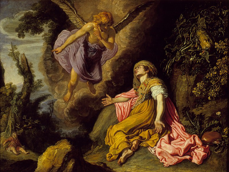 Pieter Lastman – Hagar and the Angel, Los Angeles County Museum of Art (LACMA)