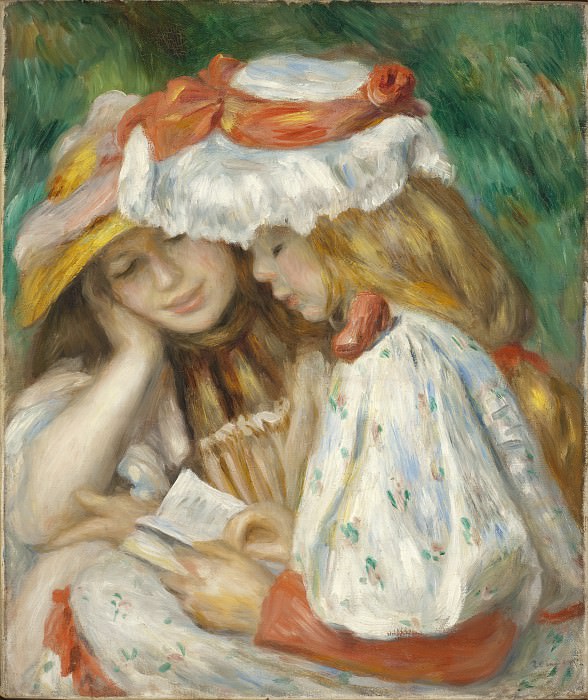 Pierre-Auguste Renoir – Two Girls Reading, Los Angeles County Museum of Art (LACMA)