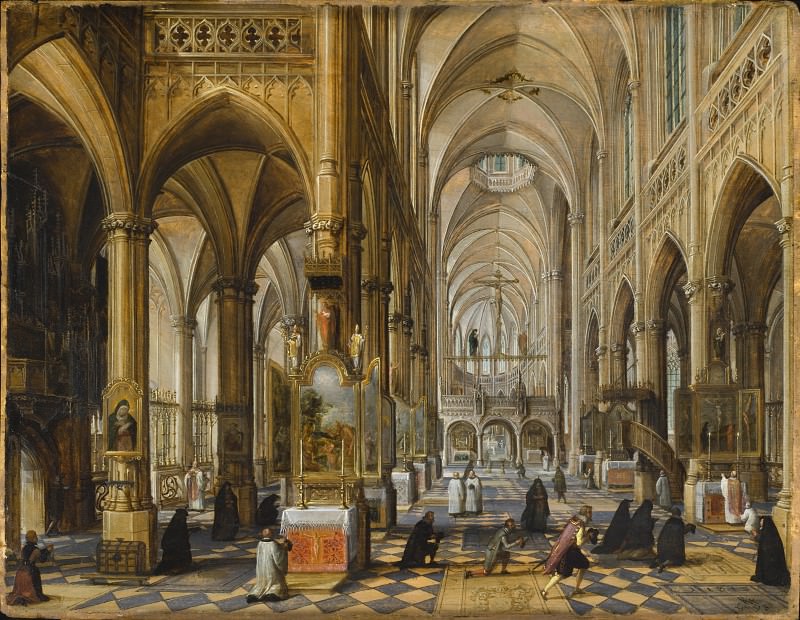 Paul Vredeman de Vries – Interior of Antwerp Cathedral, Los Angeles County Museum of Art (LACMA)