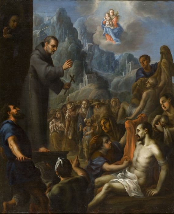 Juan Rodriguez Juarez [attributed to] – Miracles of Saint Salvador de Horta , Los Angeles County Museum of Art (LACMA)