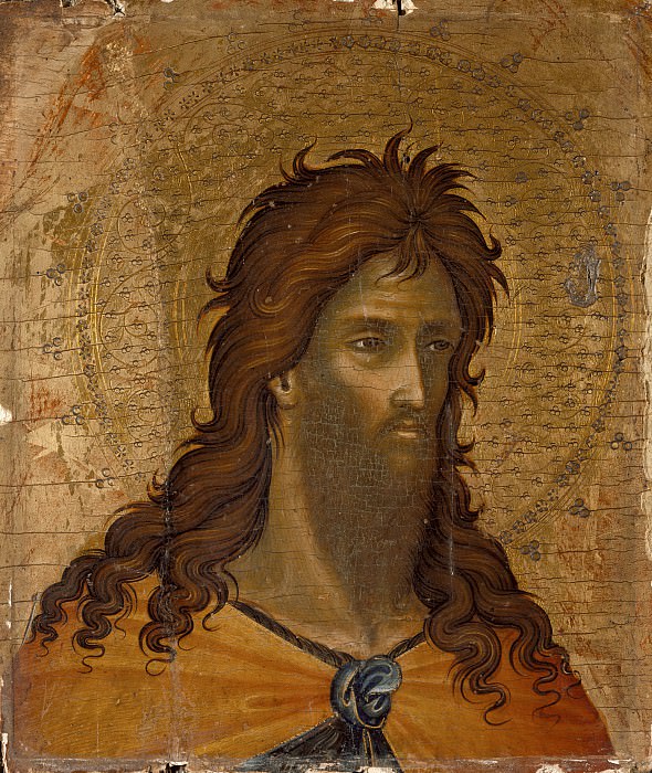 Паоло Венециано – Св. Иоанн Креститель [фрагмент], Окружной художественный музей (LACMA) ~ Лос-Анджелес