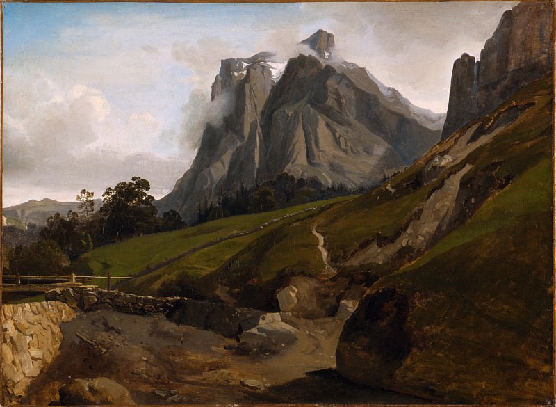 Theodore Caruelle d′Aligny – The Wetterhorn, Switzerland, Los Angeles County Museum of Art (LACMA)