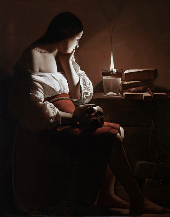 Georges de La Tour – The Magdalen with the Smoking Flame, Los Angeles County Museum of Art (LACMA)