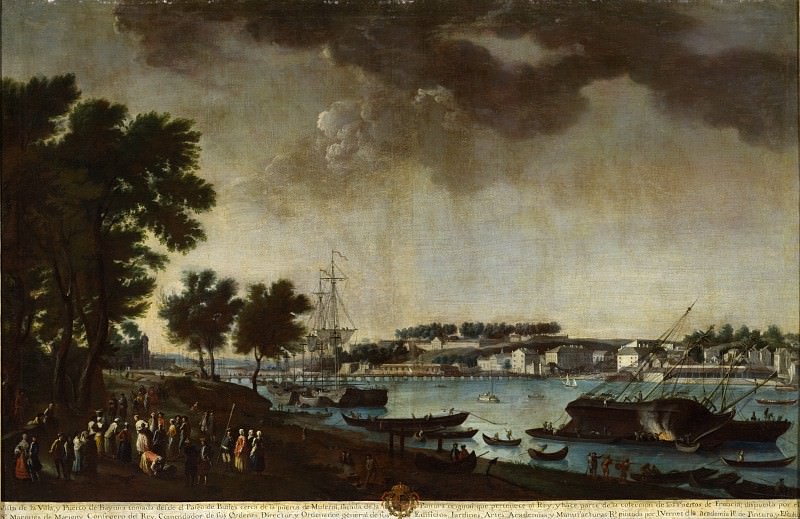 Juan Patricio Morlete Ruiz – View of the City and Port of Bayonne from the Pathways of Boufflers , Los Angeles County Museum of Art (LACMA)