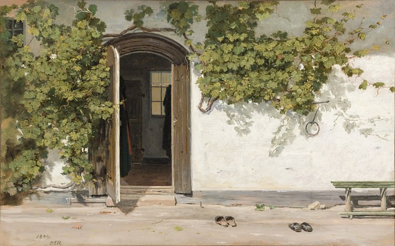 Martinus Rorbye – Entrance to an Inn in the Praestegarden at Hillested, Los Angeles County Museum of Art (LACMA)