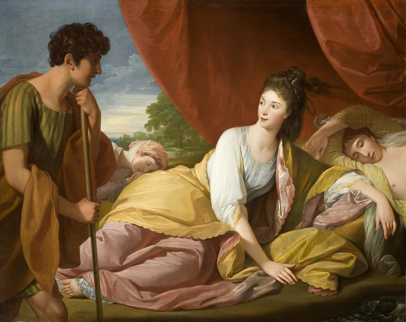Benjamin West – Cymon and Iphigenia, Los Angeles County Museum of Art (LACMA)