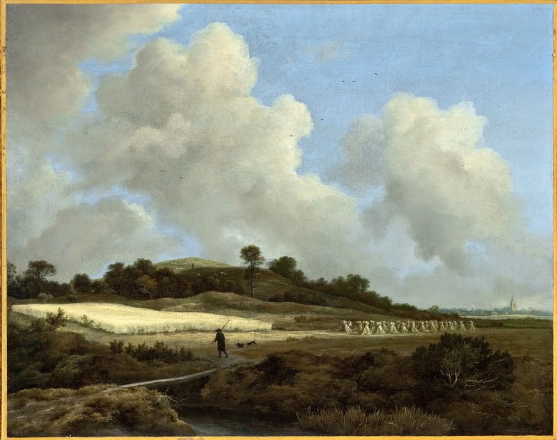 Jacob van Ruisdael – View of Grainfields with a Distant Town, Los Angeles County Museum of Art (LACMA)