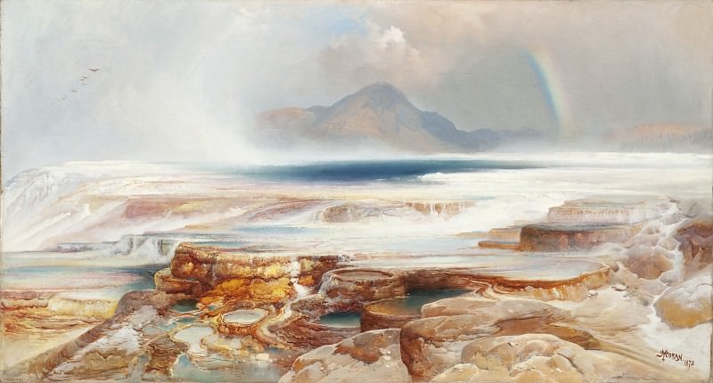 Thomas Moran – Hot Springs of the Yellowstone, Los Angeles County Museum of Art (LACMA)