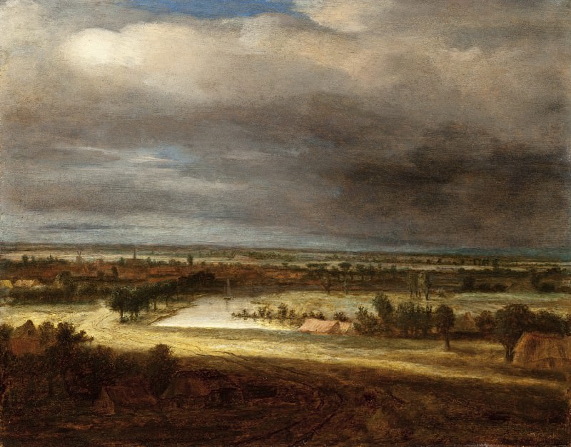 Philips Koninck – Panoramic Landscape with a Village, Los Angeles County Museum of Art (LACMA)