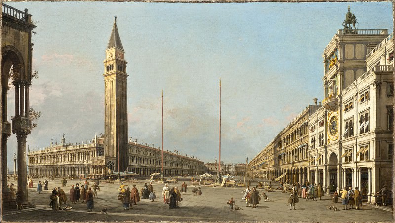 called Canaletto Antonio Canal – Piazza San Marco Looking South and West, Los Angeles County Museum of Art (LACMA)