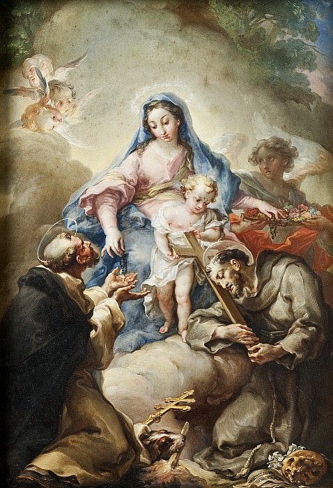 Vicente Lopez y Portana – Virgin with St. Francis and St. Dominic, Los Angeles County Museum of Art (LACMA)