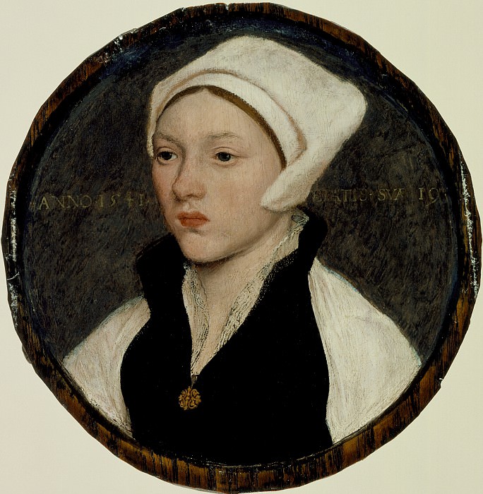 Hans Holbein the Younger – Portrait of a Young Woman with a White Coif, Los Angeles County Museum of Art (LACMA)
