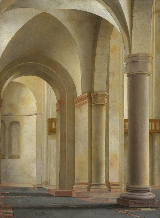 Pieter Jansz. Saenredam – Interior of the Mariakerk, Utrecht, Los Angeles County Museum of Art (LACMA)