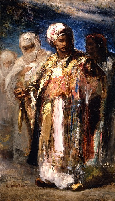 Narcisse-Virgile Diaz de la Pena – Men in Oriental Costumes, Los Angeles County Museum of Art (LACMA)