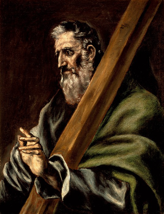 El Greco [school of] – The Apostle St. Andrew, Los Angeles County Museum of Art (LACMA)