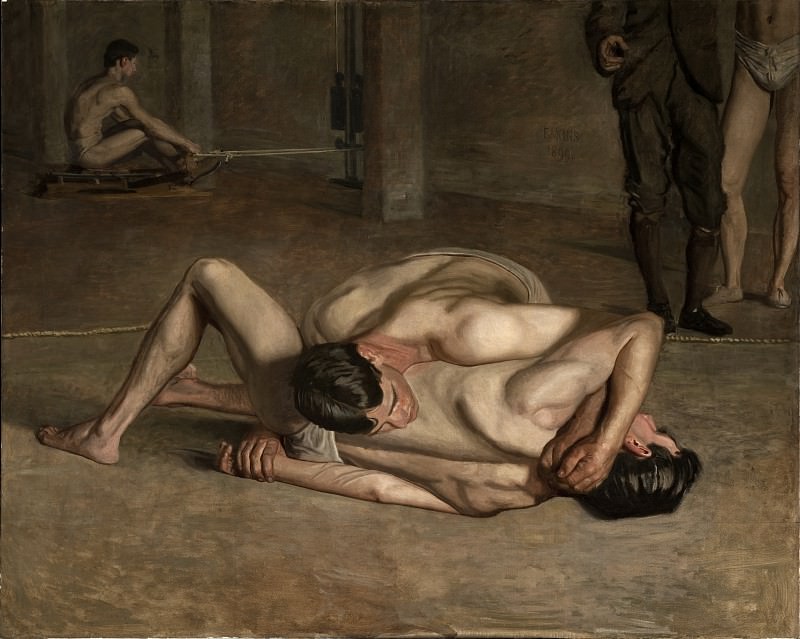 Thomas Eakins – Wrestlers, Los Angeles County Museum of Art (LACMA)