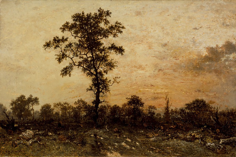 Pierre Etienne Theodore Rousseau – Edge of the Forest, Sun Setting, Los Angeles County Museum of Art (LACMA)