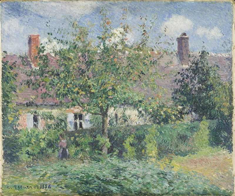 Camille Pissarro – Peasant House at Eragny, Los Angeles County Museum of Art (LACMA)