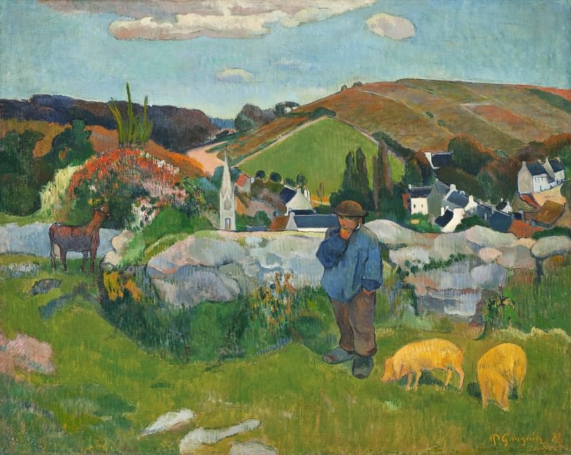 Paul Gauguin – The Swineherd, Los Angeles County Museum of Art (LACMA)