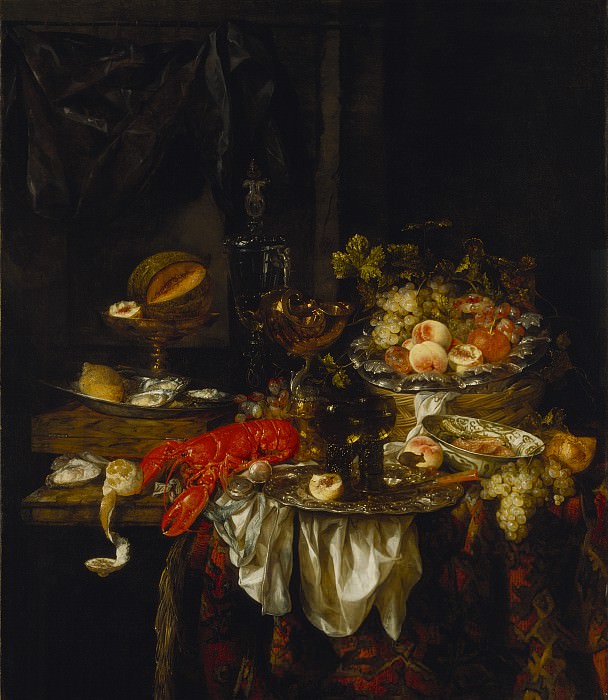 Abraham van Beyeren – Banquet Still Life, Los Angeles County Museum of Art (LACMA)