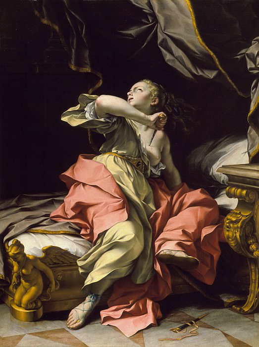 Ludovico Mazzanti – The Death of Lucretia, Los Angeles County Museum of Art (LACMA)