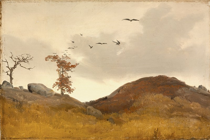 Lessing, Karl Friedrich – Landscape with Crows, Los Angeles County Museum of Art (LACMA)