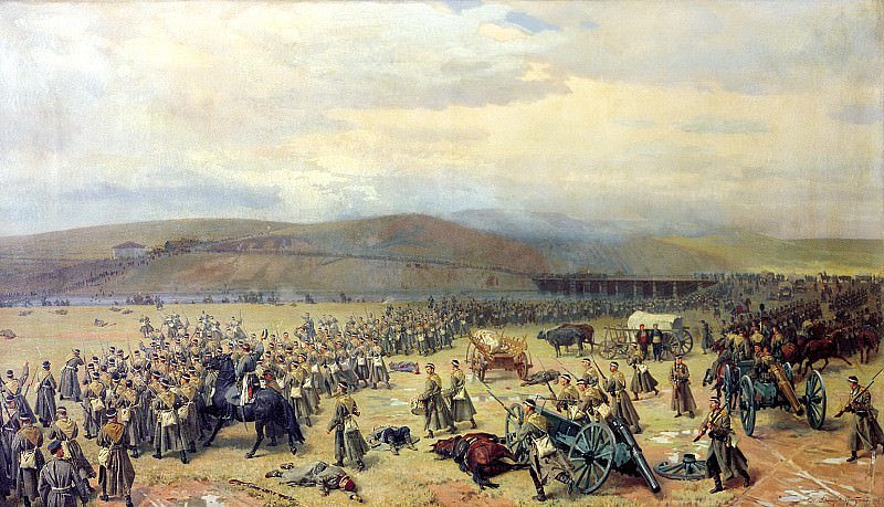 Nikolai Dmitriev-Orenburgsky – The last battle at Plevna November 28, 1877, 900 Classic russian paintings