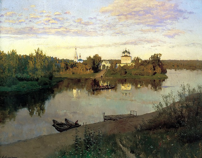 Isaak Levitan – Evening Bell, 900 Classic russian paintings