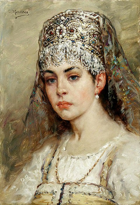 MAKOVSKY Constantine – young ladies, 900 Classic russian paintings