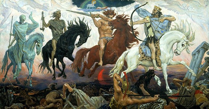 ВАСНЕЦОВ Виктор – Воины Апокалипсиса, 900 Картин самых известных русских художников