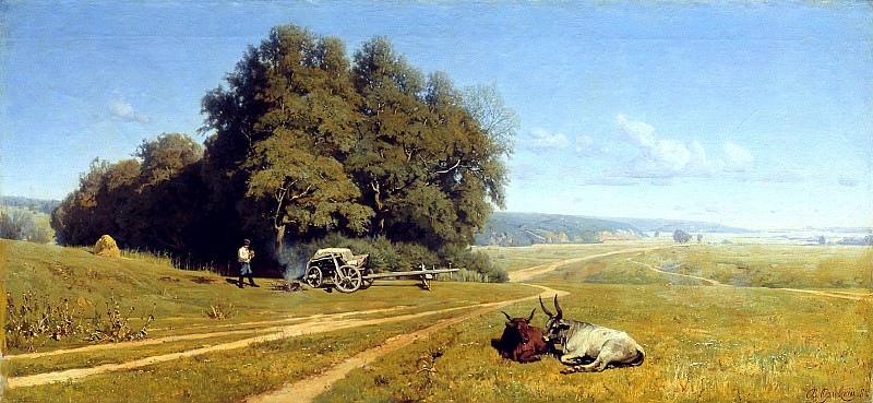 ORLOWSKI Vladimir – Landscape, 900 Classic russian paintings