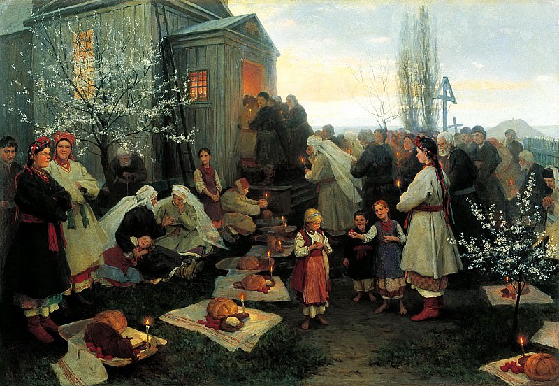 Pimonenko Nicholas – Easter, 900 Classic russian paintings