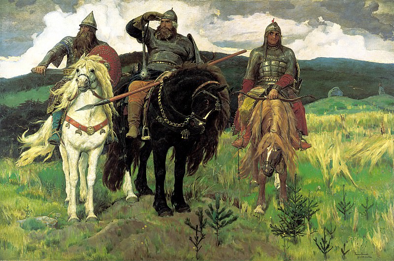 Viktor Vasnetsov – Giants , 900 Classic russian paintings