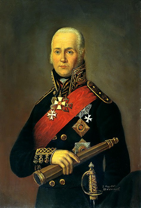 Bazhanov Peter – Admiral Fyodor Ushakov, 900 Classic russian paintings