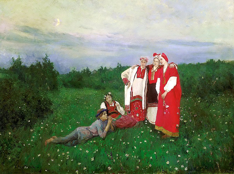 КОРОВИН Константин – Северная идиллия, 900 Картин самых известных русских художников
