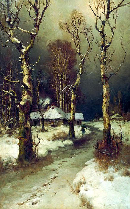 Klever Julius – Thaw. 1, 900 Classic russian paintings