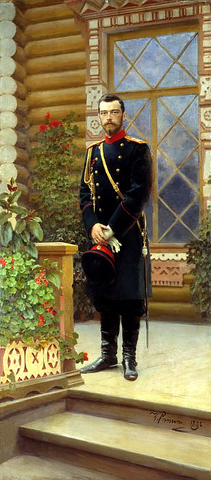 РЕПИН Илья – Портрет императора Николая II. 1896, 900 Картин самых известных русских художников