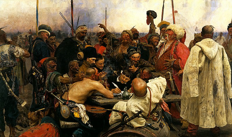Ilya Repin – Zaporizzya., 900 Classic russian paintings