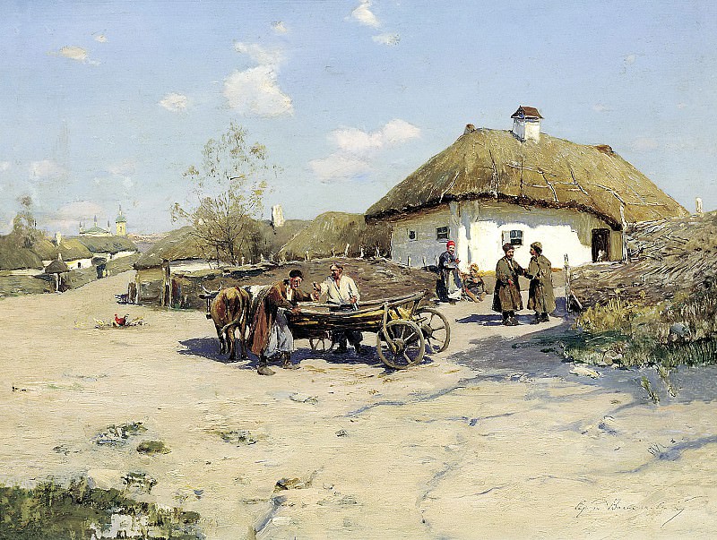 Vasilkovsky Sergey – Okolitsa, 900 Classic russian paintings