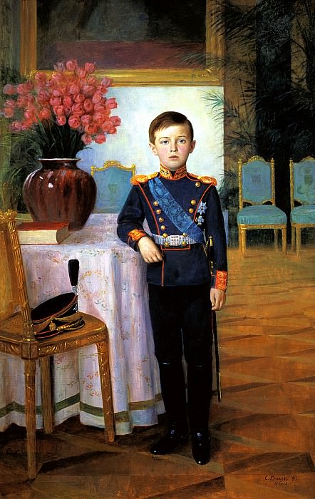 EGORNOV Sergey – Tsarevich Alexei Nikolaevich, 900 Classic russian paintings