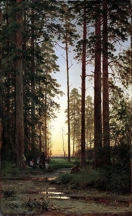 Shishkin Ivan – Edge of the Forest, 900 Classic russian paintings