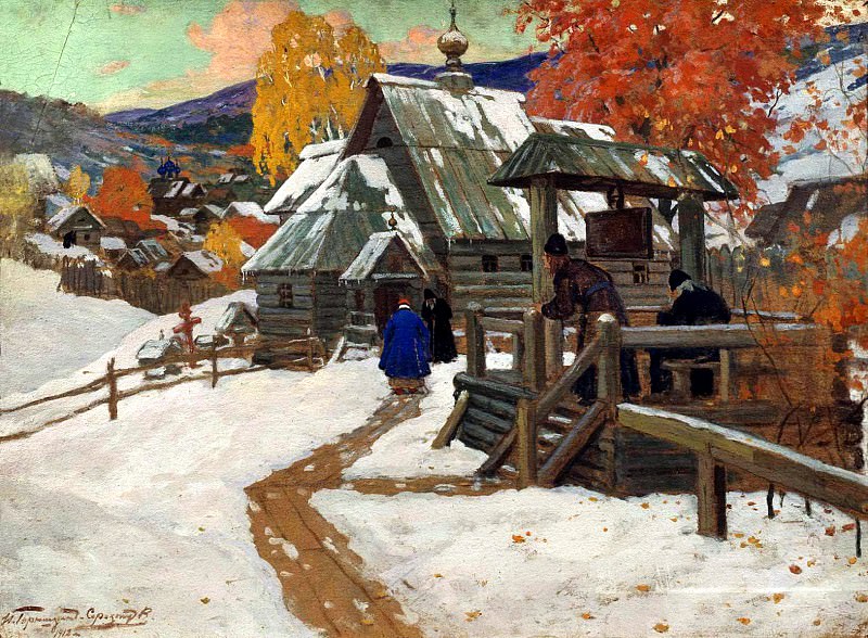 Goryushkin-Sorokopudov Ivan – Skeet. 1912, 900 Classic russian paintings